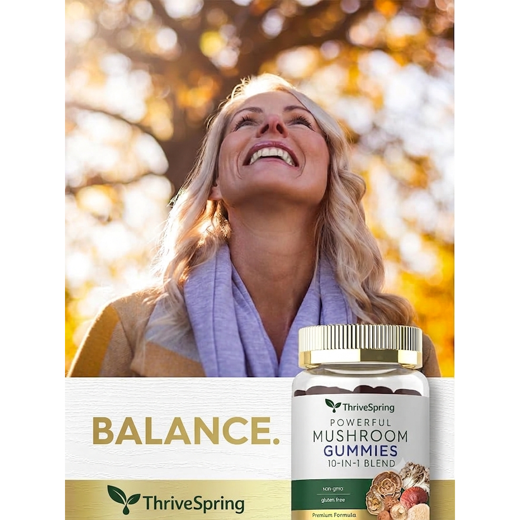 Thrivespring™ Mushroom Gummies